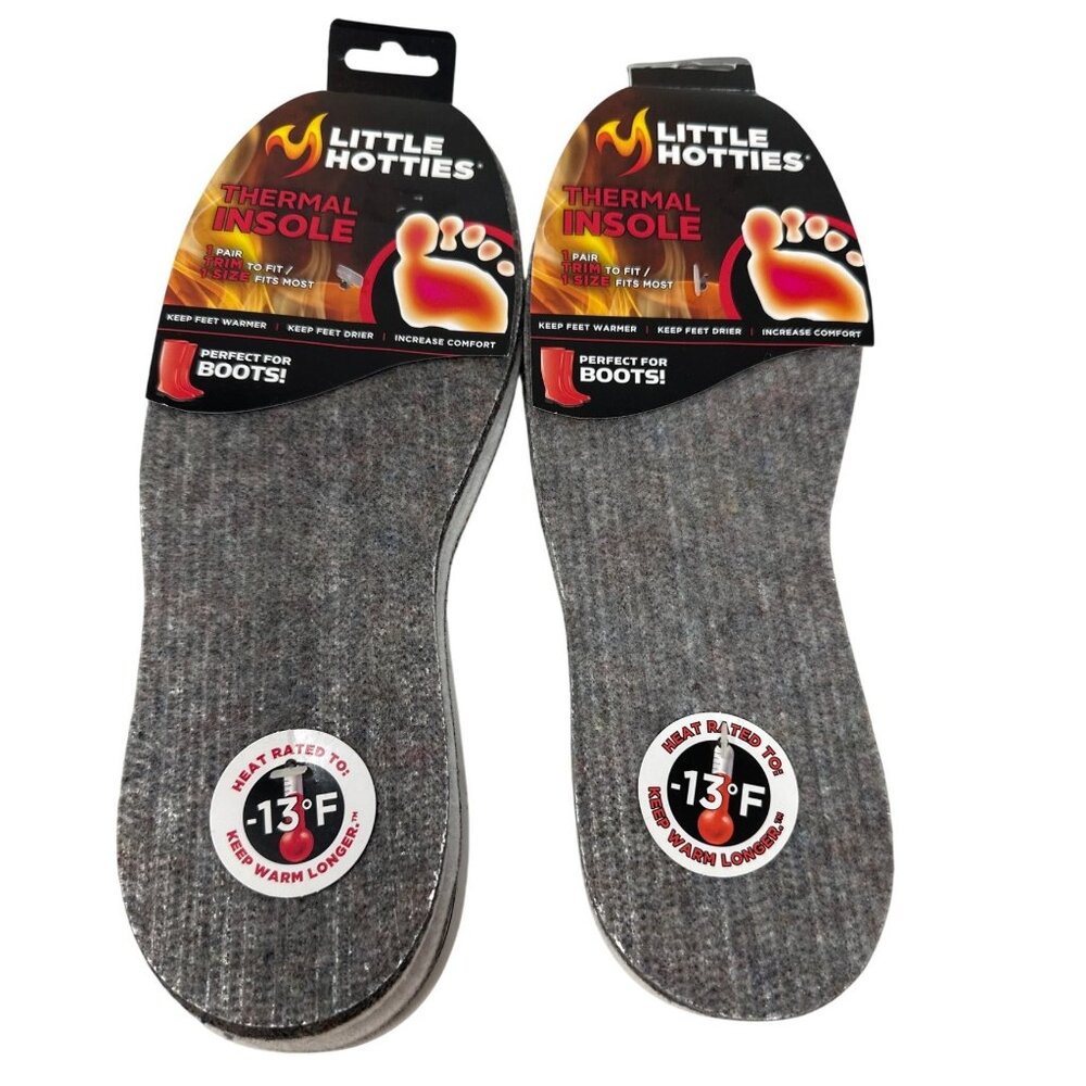 Little Hotties Thermal Insole Boots Shoes Lot of 2 Trim to Fit up to Men Size 13